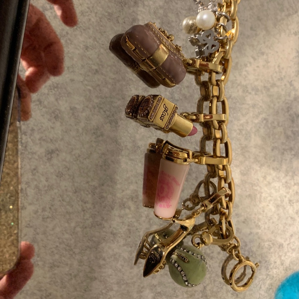 Juicy Couture bracelet with 5 charms